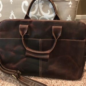 Men’s Leather Satchel/Computer Bag